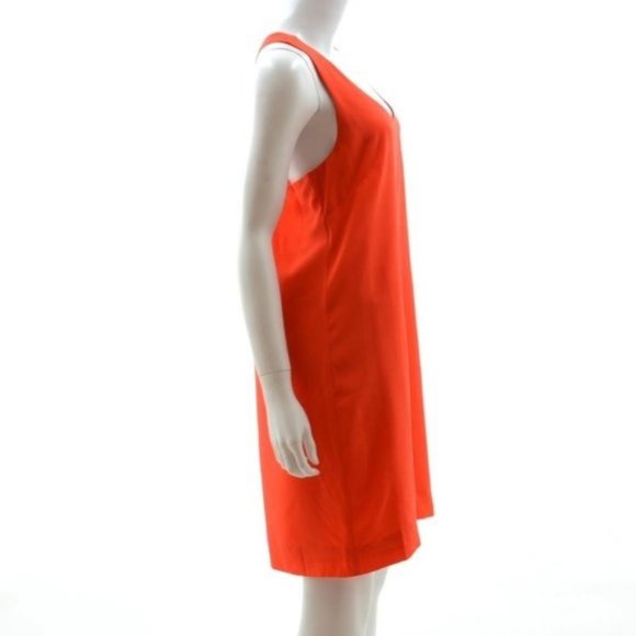 NWOT J.Crew orange silk dress racerback size 00 (E29) - Picture 2 of 5